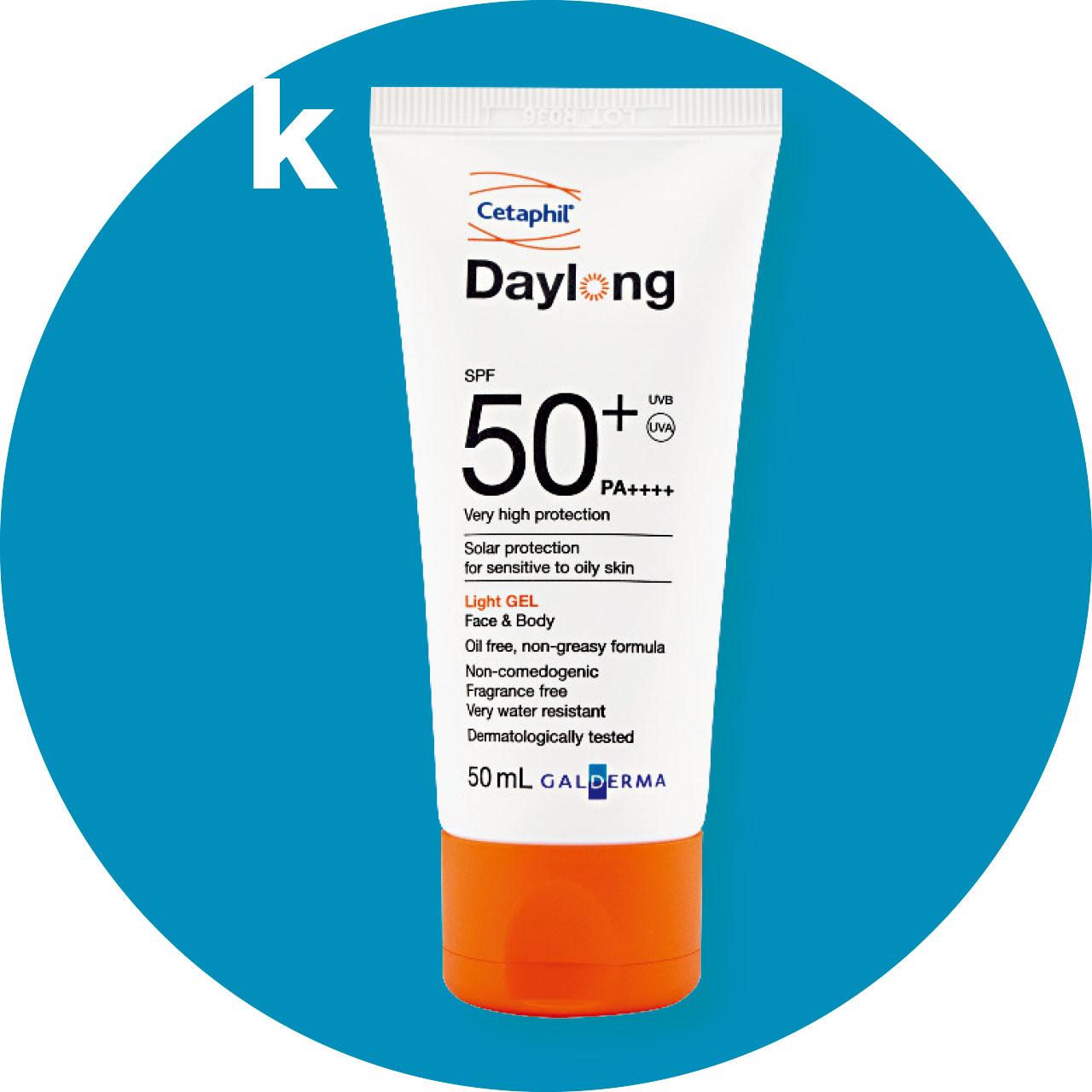 k. 舒特膚 護日朗防曬乳液 SPF50+.PA++++