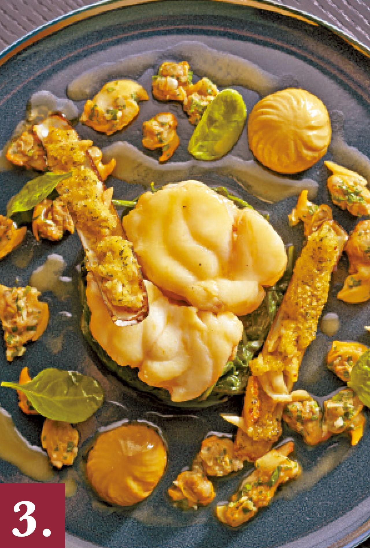 3.這道厚切鮟鱇魚配貝類,其實味道也不錯,不過相信一般港人都不太喜歡鮟鱇魚較實的口感。