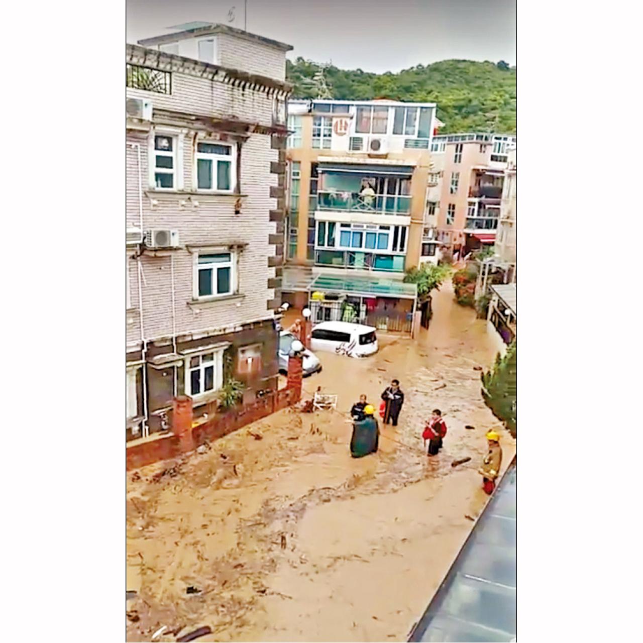 雅麗山莊亦被淹浸。