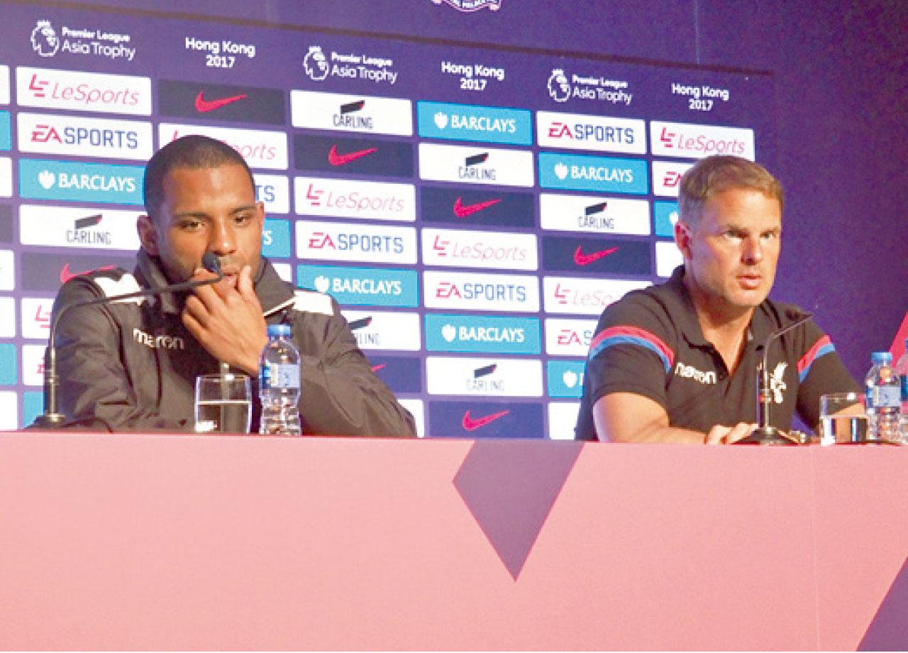 水晶宮隊長賓捷安及領隊法蘭迪保亞。