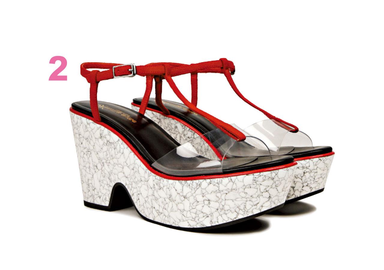 2.Venilla Suite雲石紋platform shoes 原價:$1,299 折扣價:$350