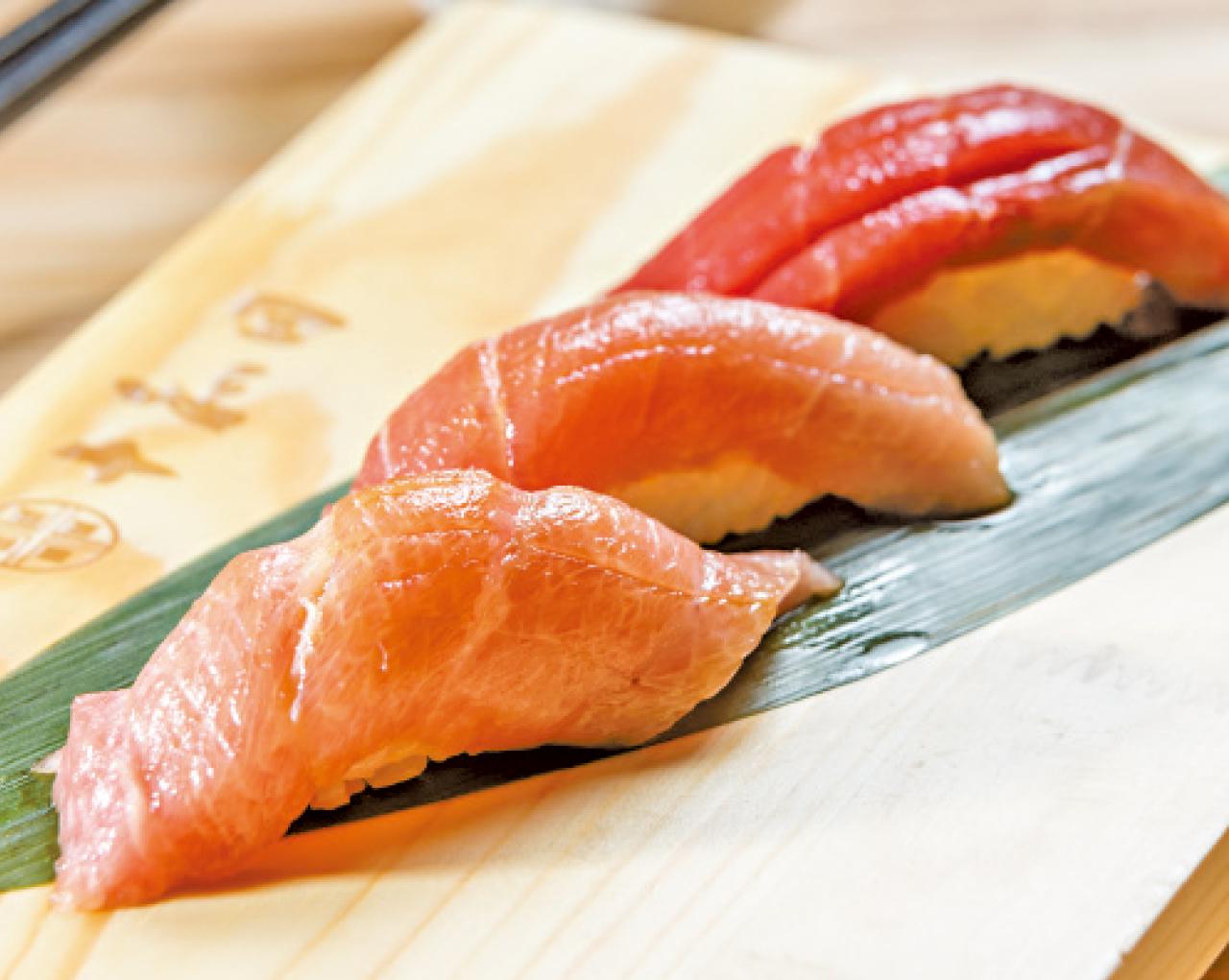 十和田壽司~拖羅三味 $108