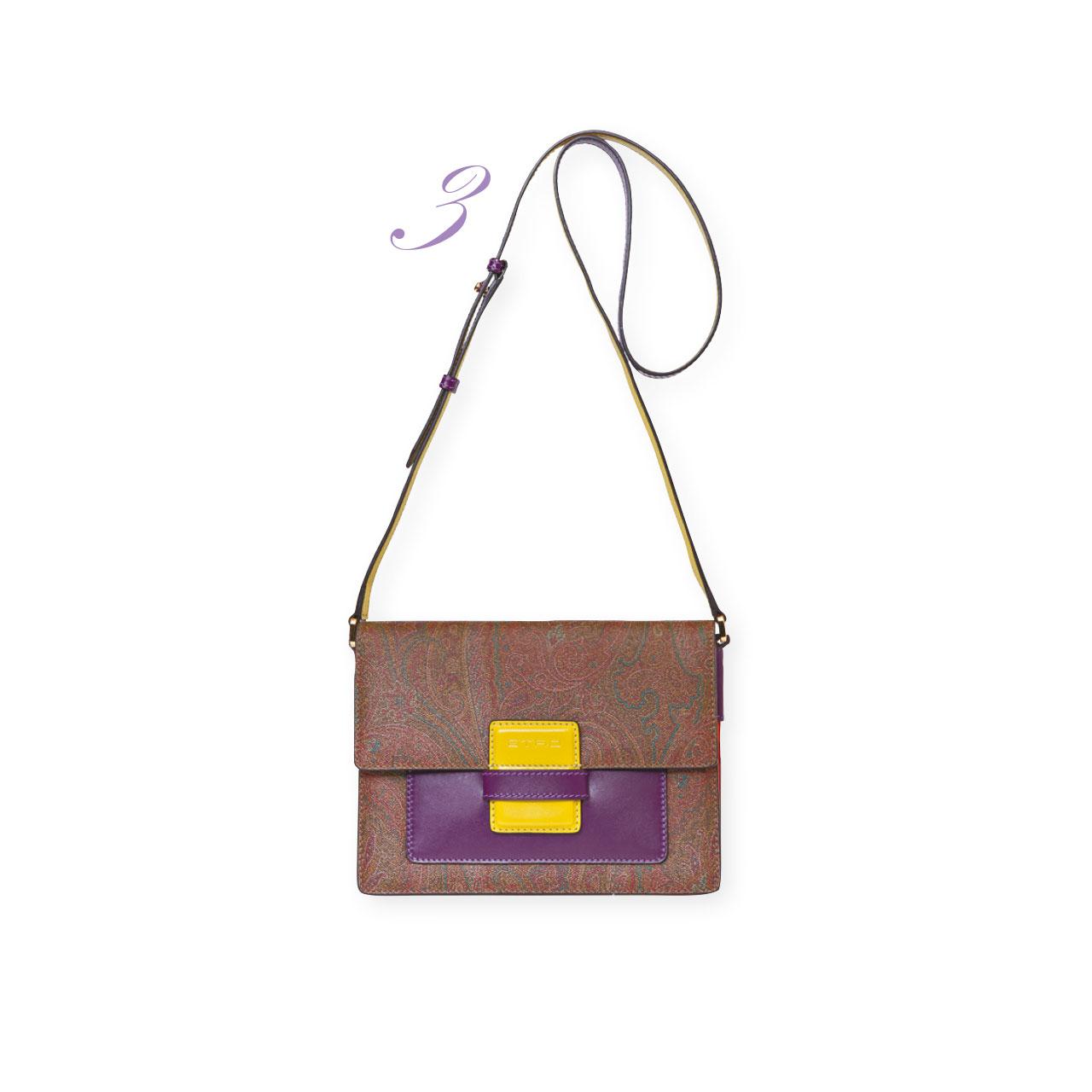 3. 民族風格的小辣椒暗花圖案低調時尚,配品牌常用的紫色及黃色作為扣子,大方得體。($7,600-$8,200,ETRO)