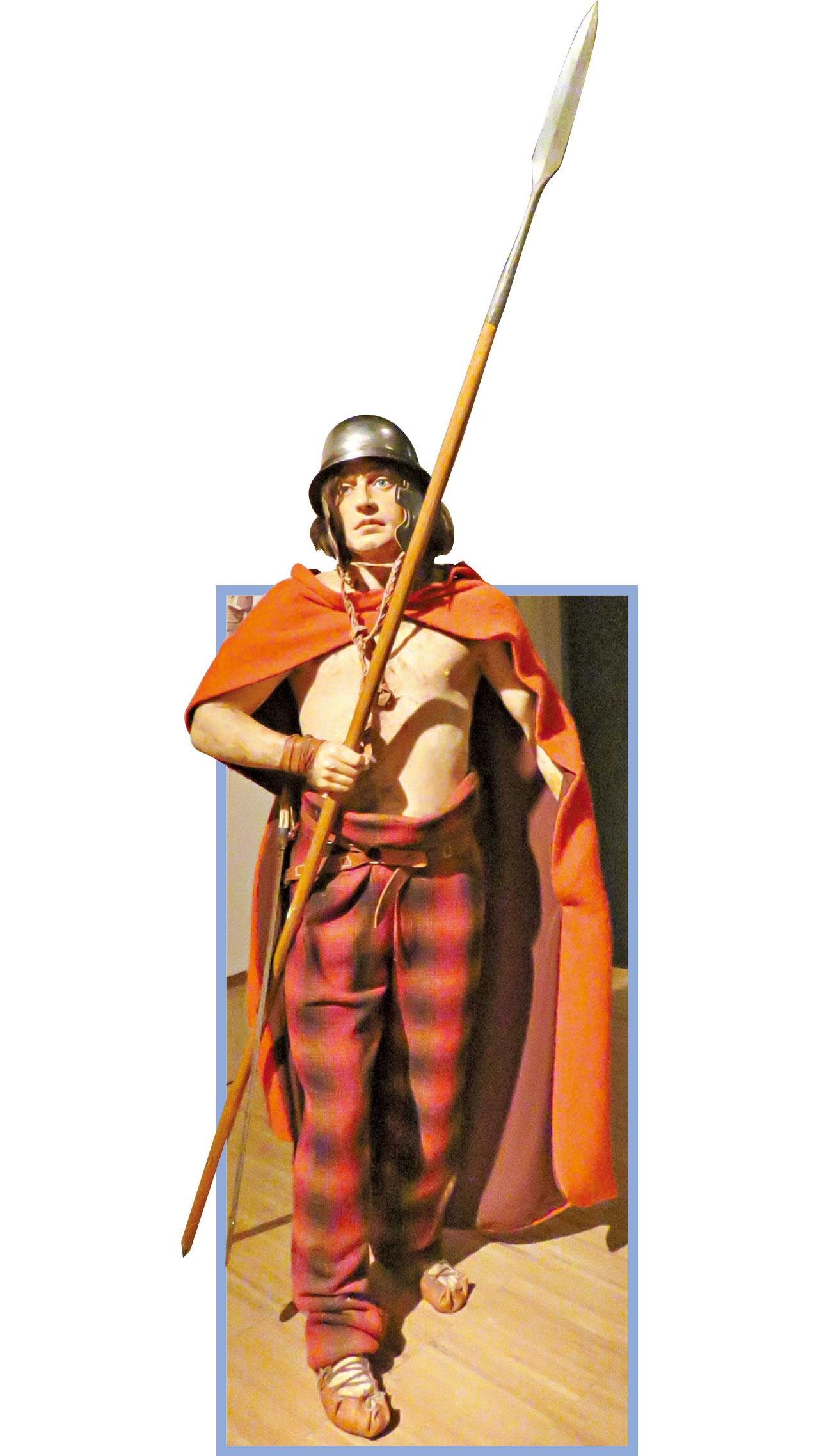 高盧羅馬博物館的羅馬士兵。