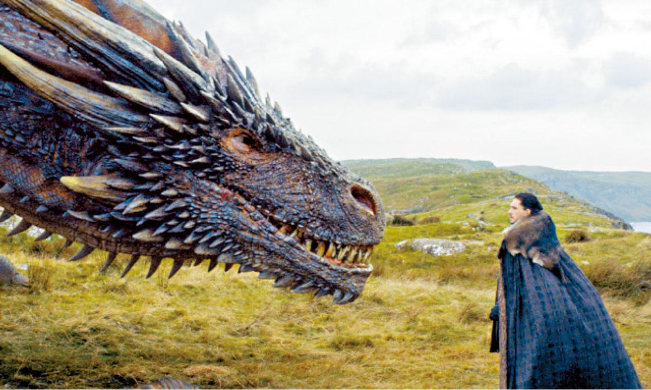 Drogon跟Jon Snow示好,加上Gilly重大發現,這條線今集也一次過爆。