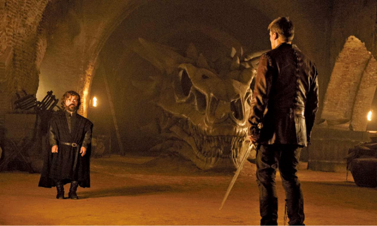 雖然超級不合情理,但Tyrion跟Jaime密會這段卻拍得很好,對白很有深意。