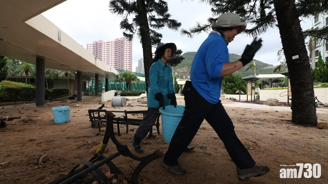 颱風天鴿回顧,杏花邨(陳奕釗攝)