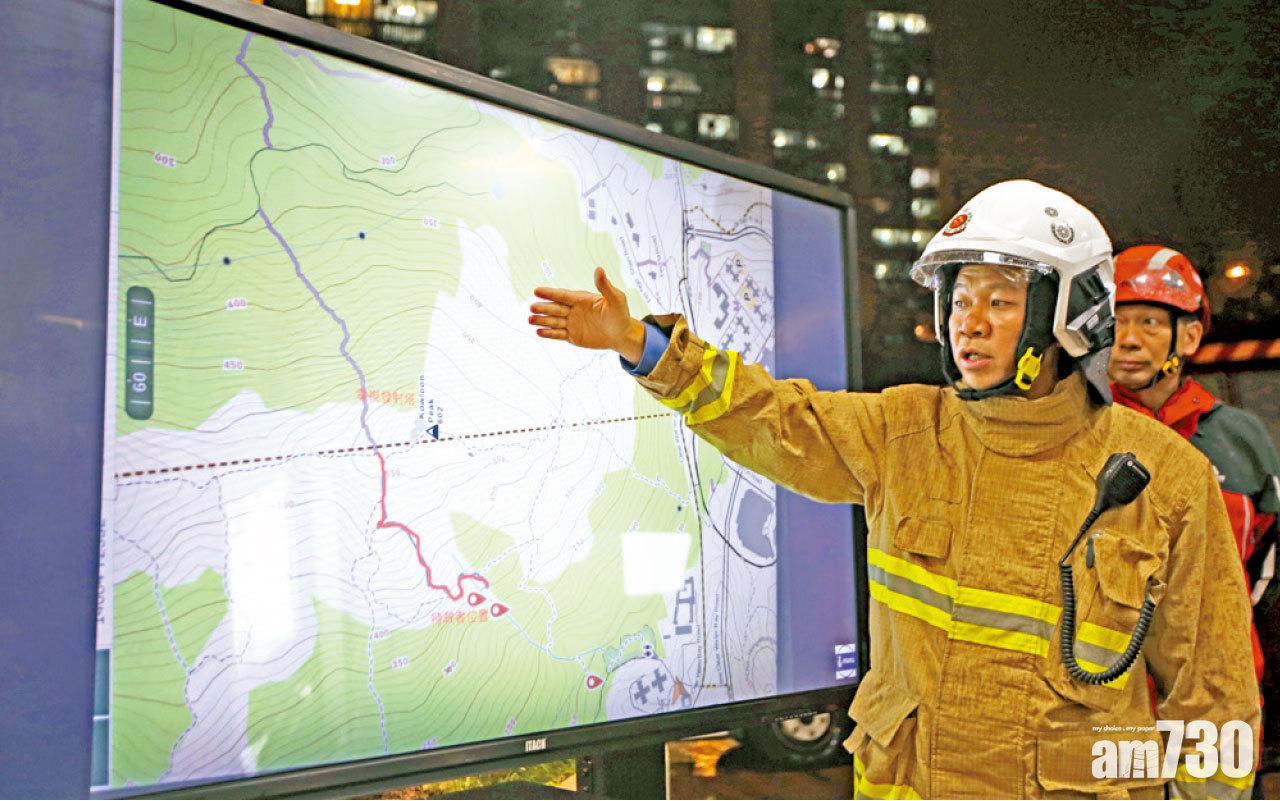 姜世明講解拯救過程。(黃文山攝)