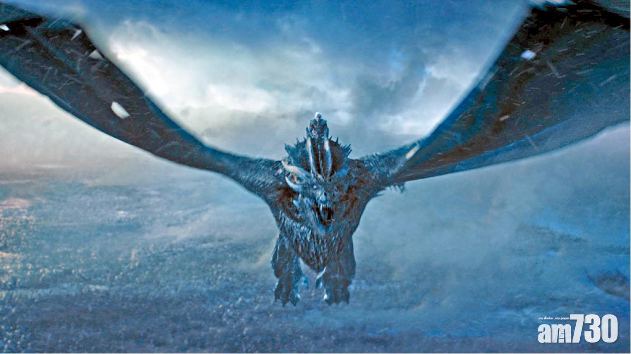 Night King與Viserion。