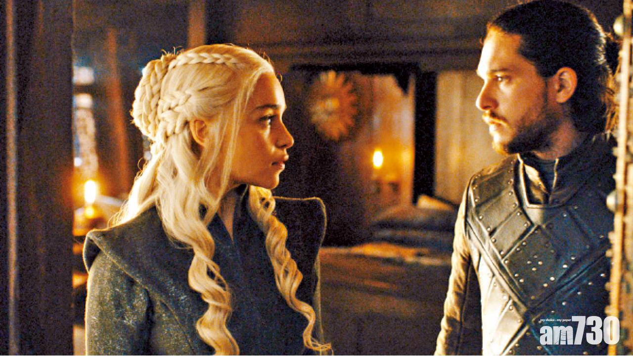 新的龍狼配,Jon及Dany的make love scene,一啲都唔hot。