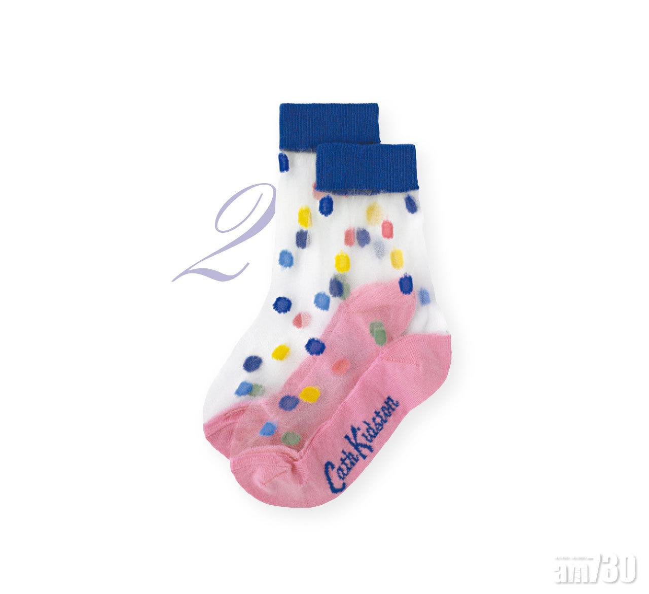 2. Little Inky Spot Cream Daysocks $90