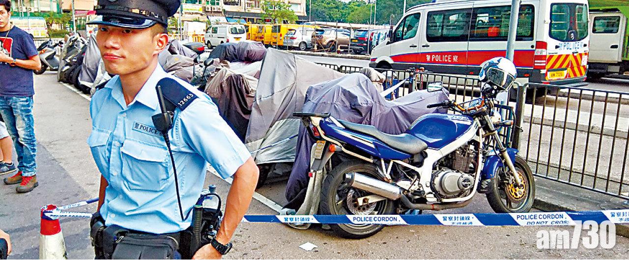 疑似賊車在文匯街被發現。