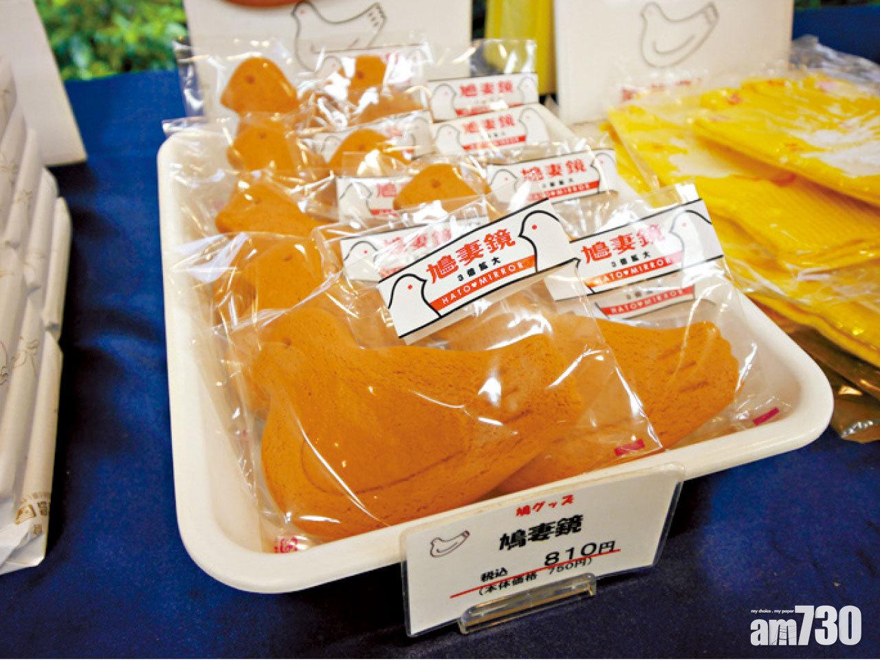 經典黃色小袋包裝的「鳩サブレー」,牛油味香濃,酥脆可口。