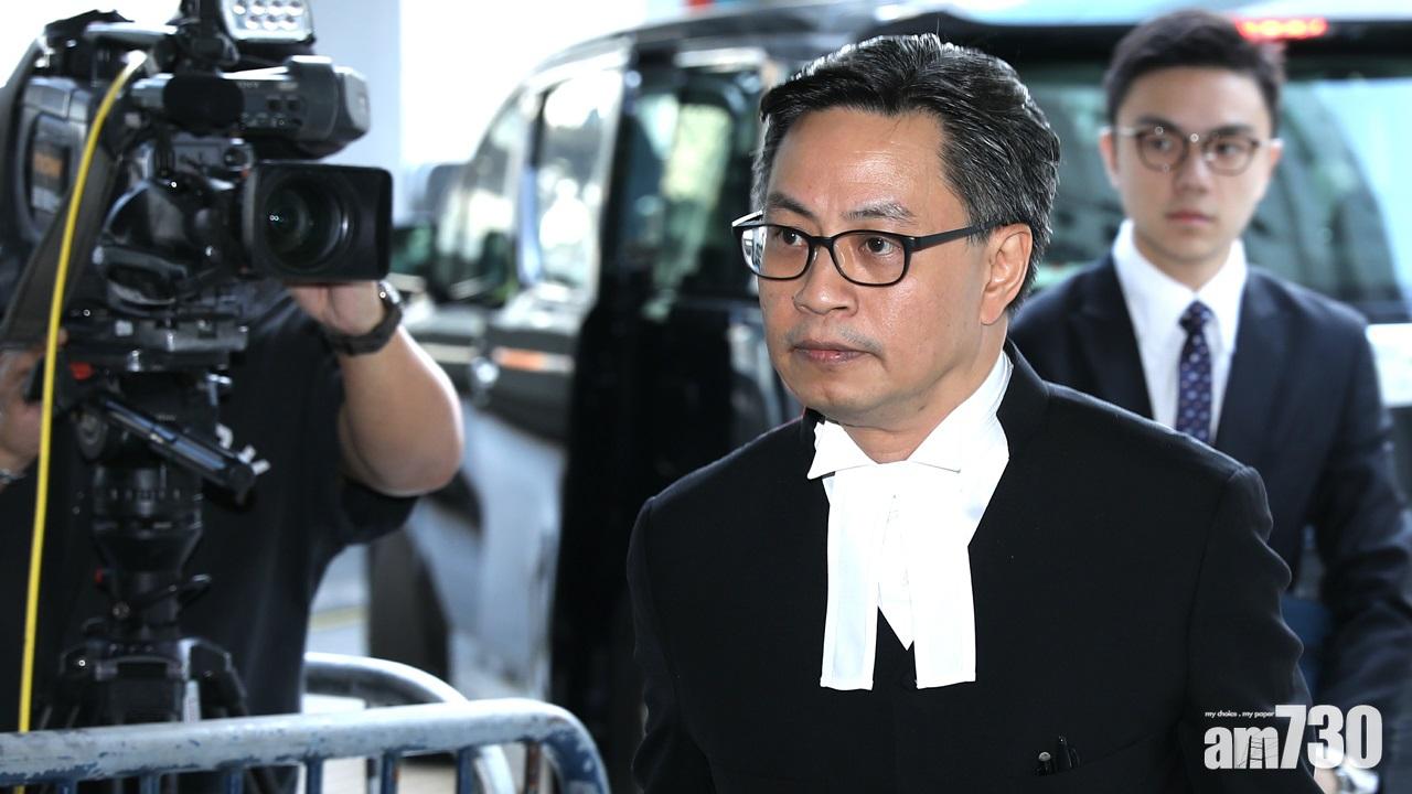 辯方資深大律師余承章 (陳奕釗攝)