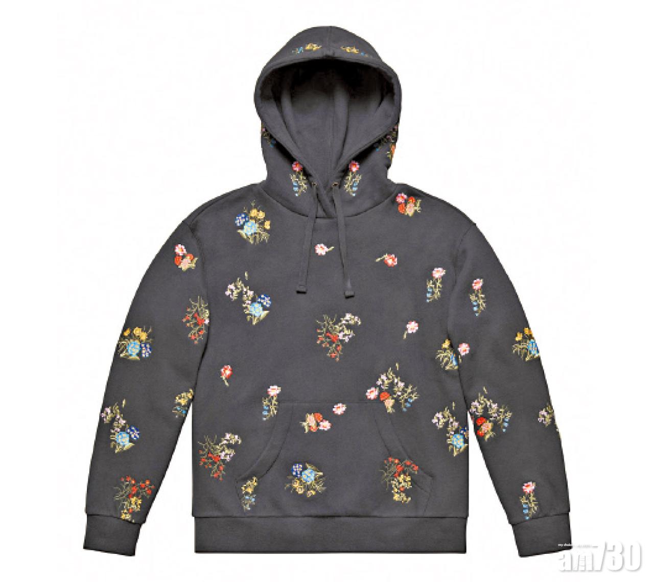 Black Floral Hoodie $799
