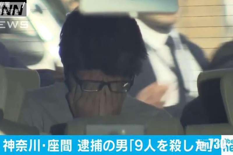 疑兇白石隆浩周二被捕。(電視圖片)