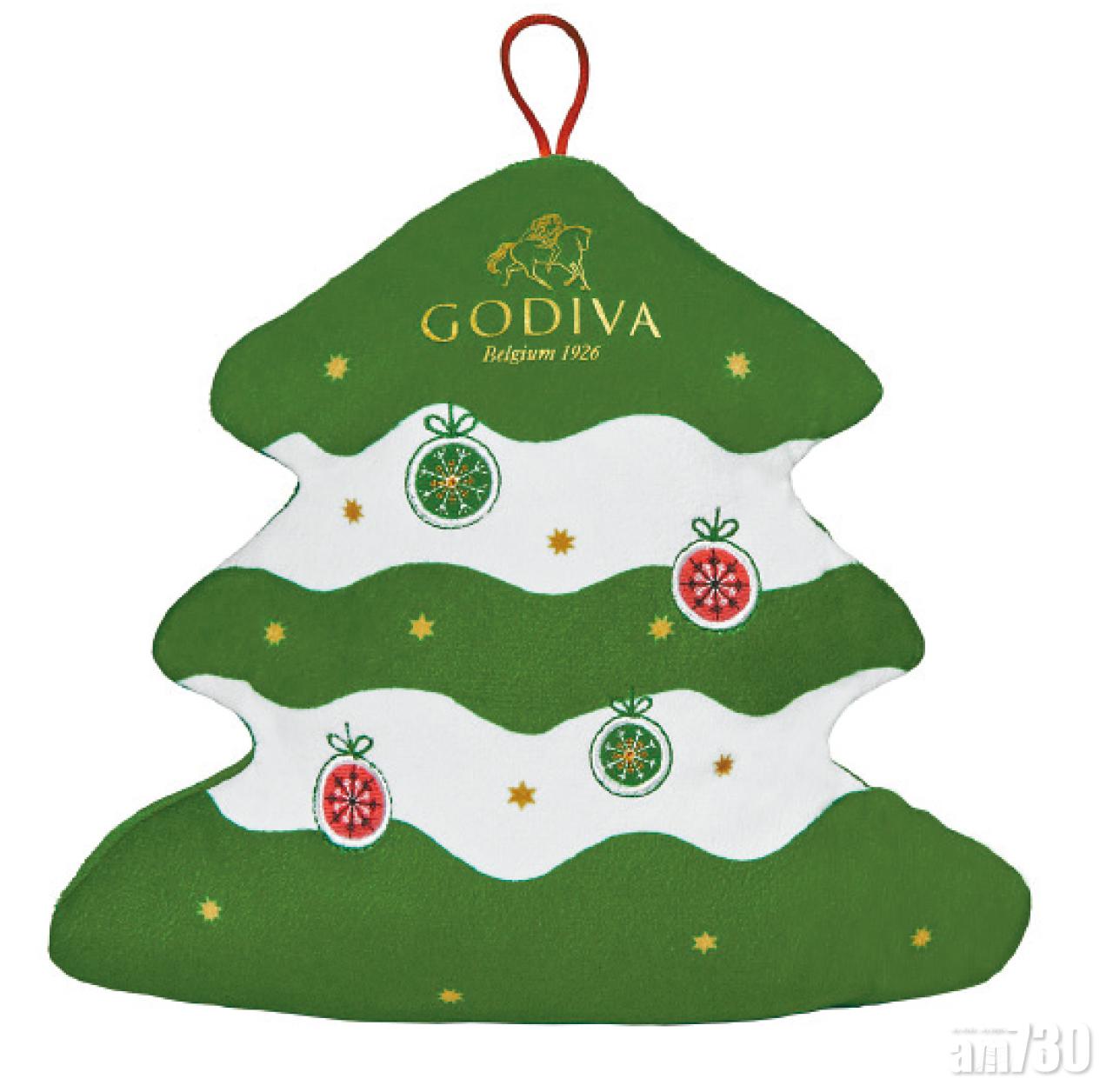 聖誕樹連朱古力 $198
可愛的造型裝有Godiva經典口味朱古力,大人小朋友一樣愛不釋手。
Godiva 2445 9706