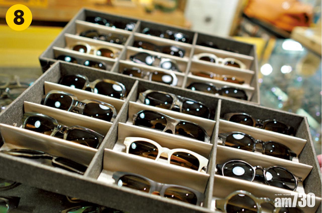 8.牛角鏡框的太陽眼鏡,每副也質感十足。