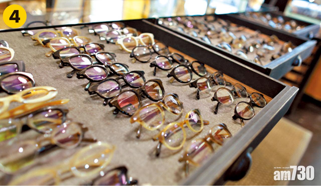 4.Smith & Norbu擁有超過逾200款眼鏡式樣,供顧客參考挑選訂造款式。