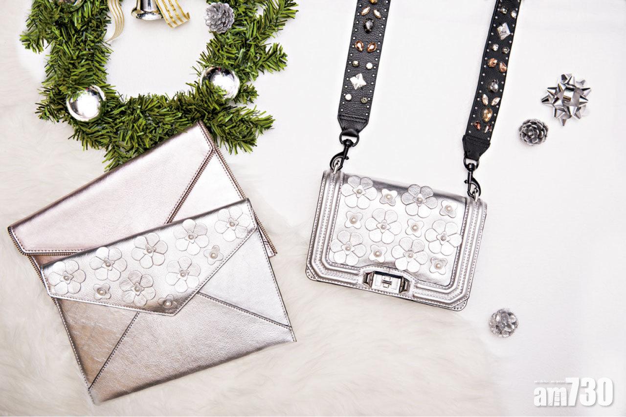 REBECCA MINKOFF Floral Applique Small Love Crossbody $2,490、Clutch $1,490