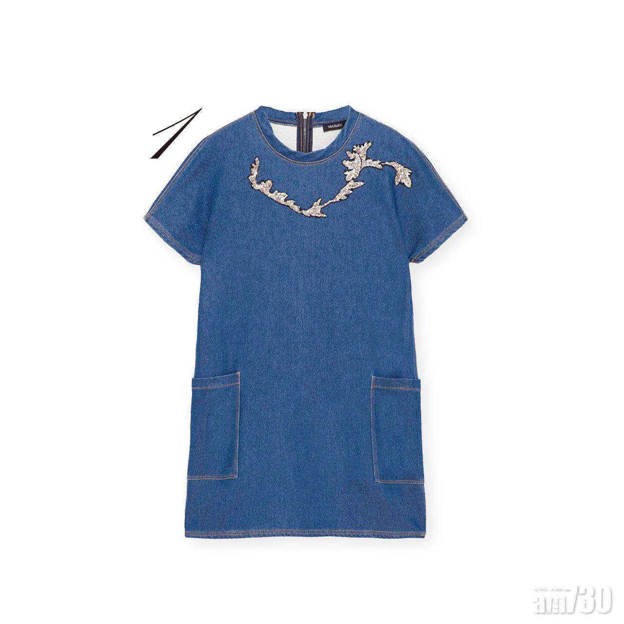 1.藍色刺繡dress $2,080(E)