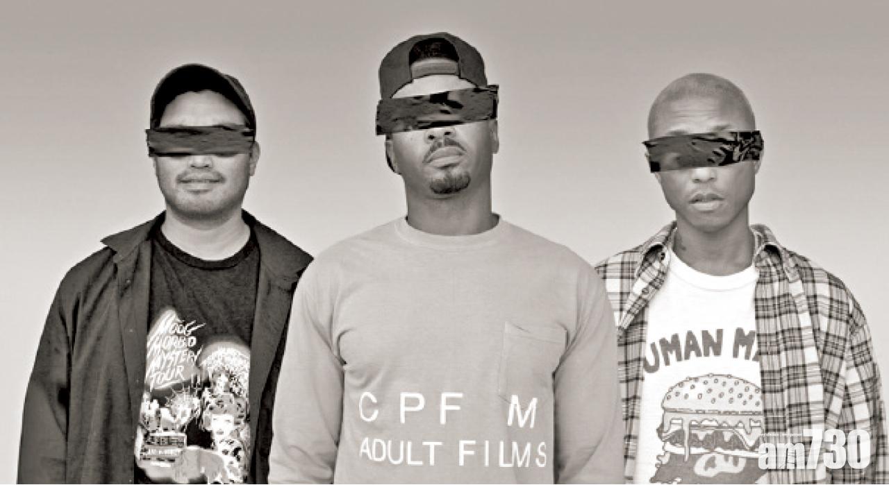 N.E.R.D.(左起)Chad Hugo、Shay Haley 及Pharrell William。