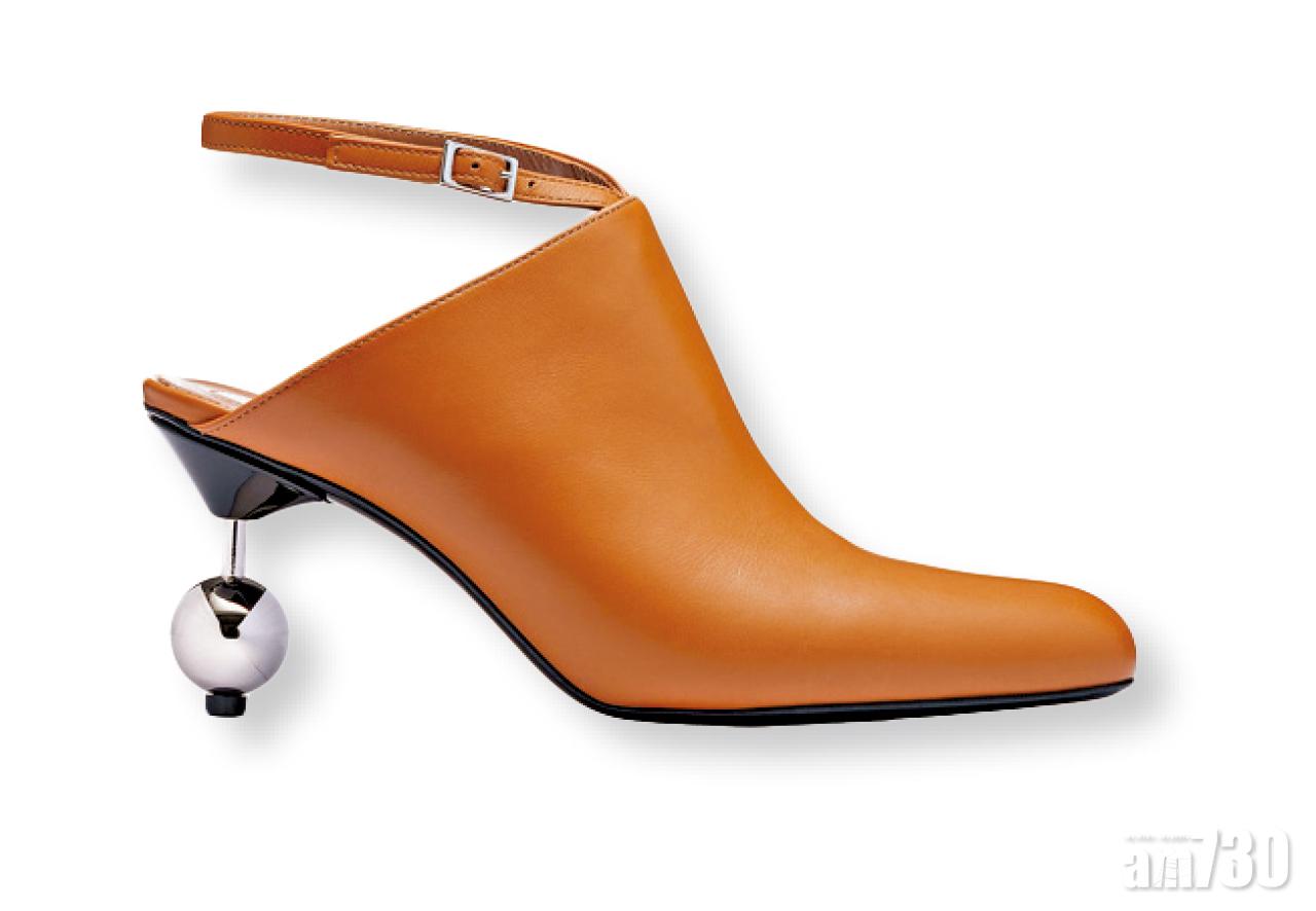 Mule in calfskin with sphere heel $4,000 (original$8,000)
