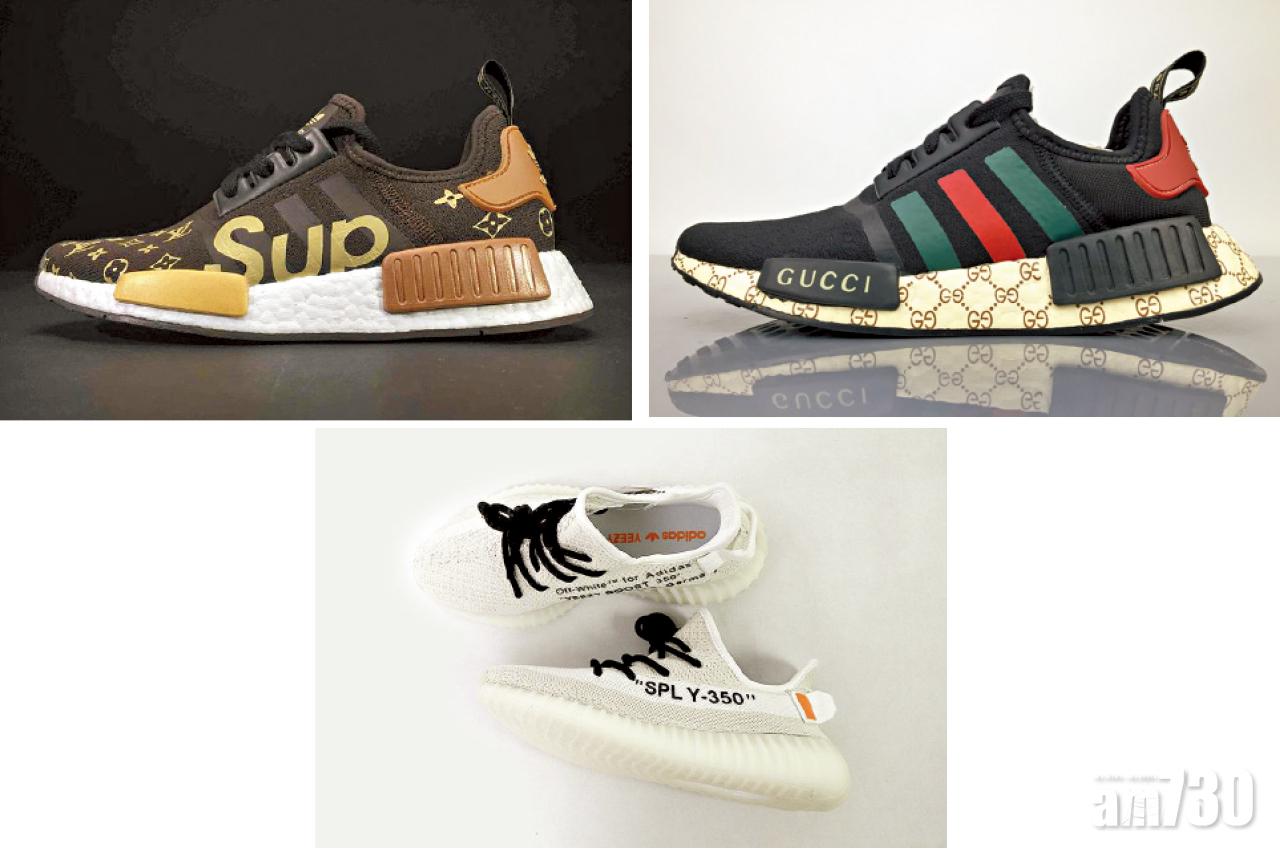 樹根教落「子烏虛有」,看著這幾對石頭爆出來的LV x Supreme x adidas、Off-White x Yeezy、Gucci x adidas,發覺鄰國的造假能力,真係一脈相承。