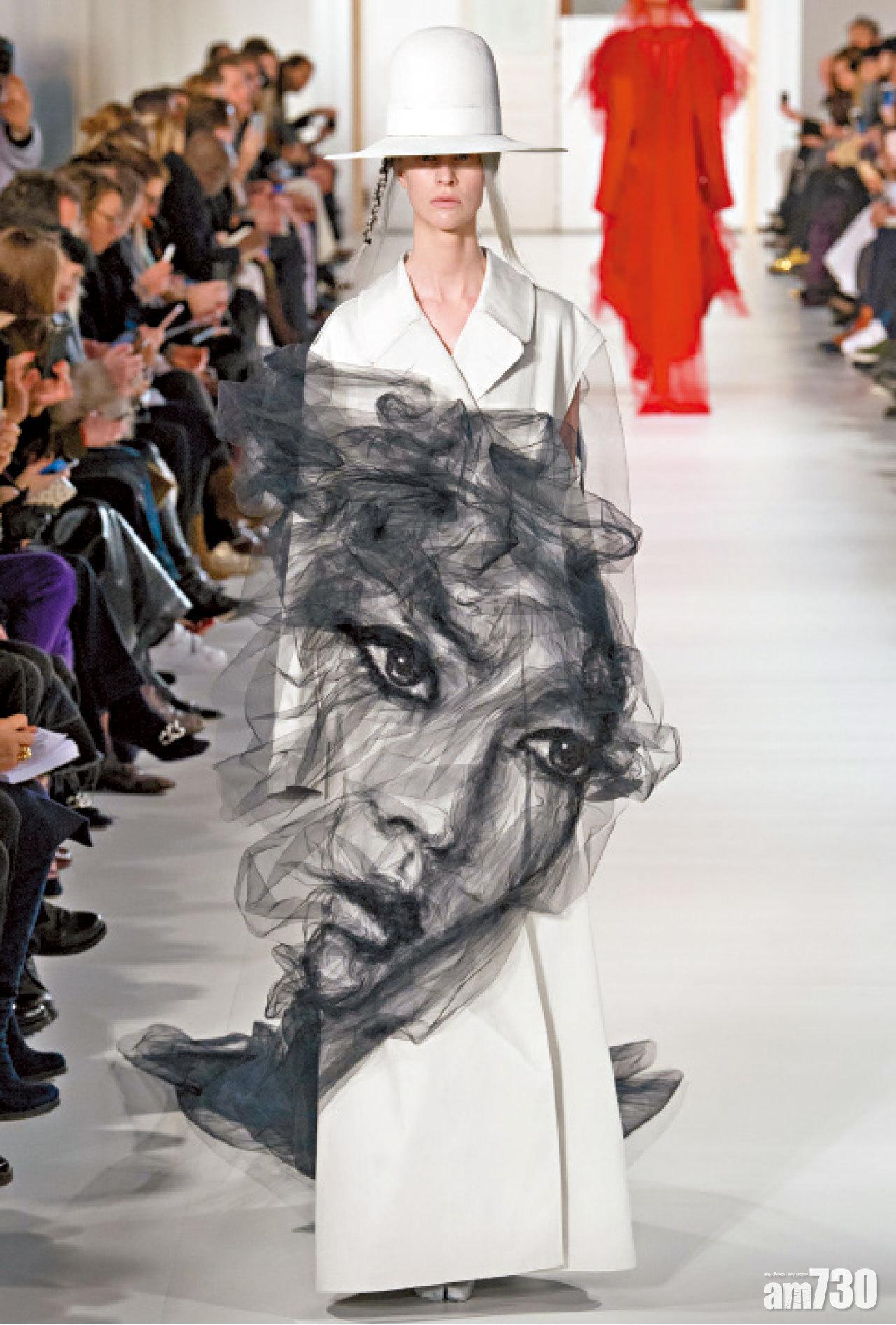 Maison Margiela Artisanal SS 17,如夢人面輕紗。