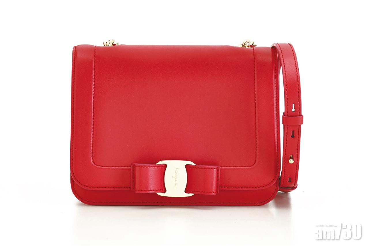 Salvatore Ferragamo Vara Rainbow手袋$11,500