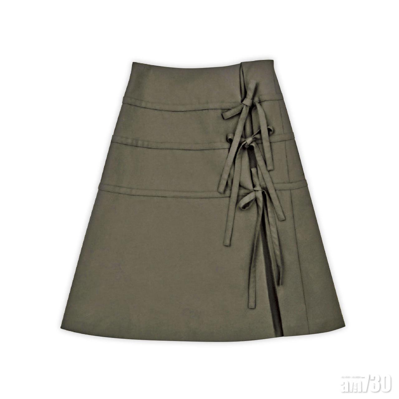 黑色蝴蝶結A-line skirt $4,399(D)