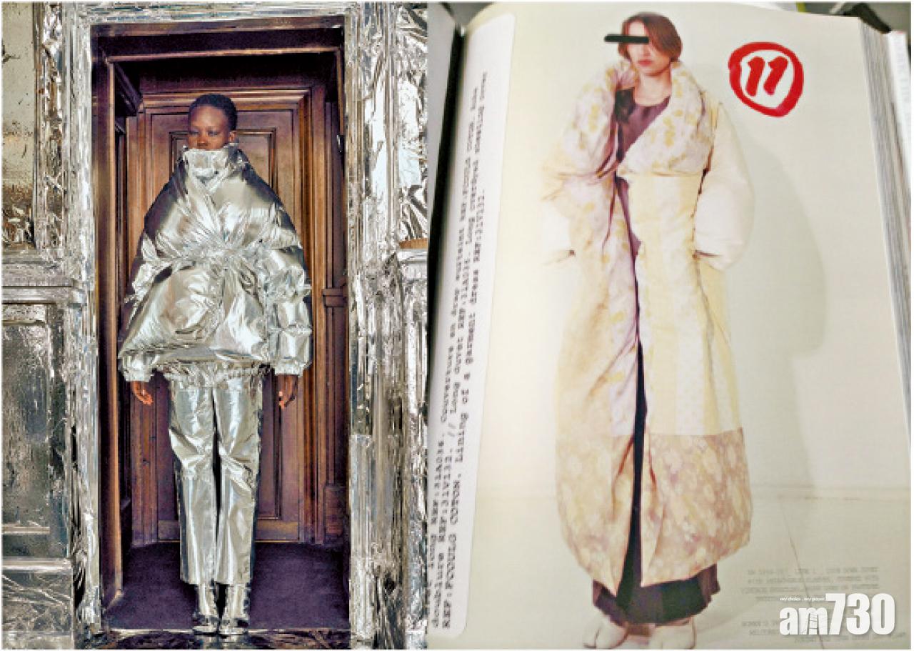 MM6 18秋冬短版棉胎褸及99秋冬原版duvet coat。