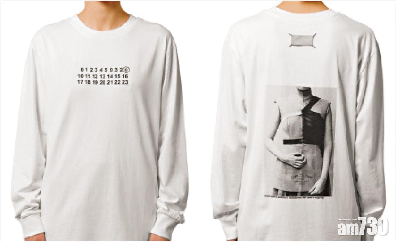 《032c》那件向「罵治」致敬長袖tee,一出賣清,定價80歐元。