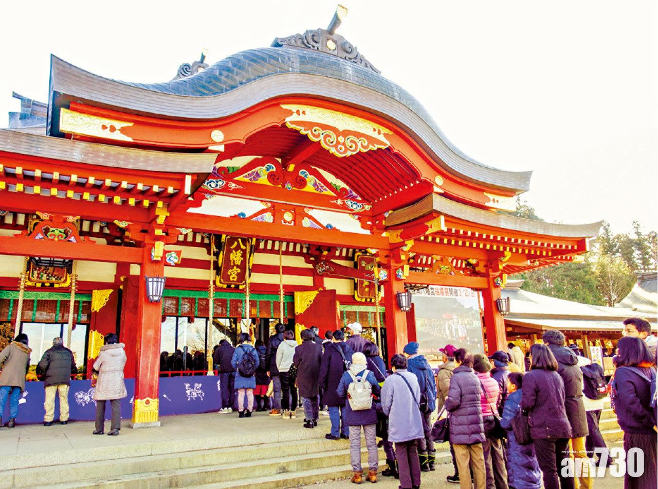 【八幡寺】每逢特別節日都會人頭湧湧的盛岡八幡宮。