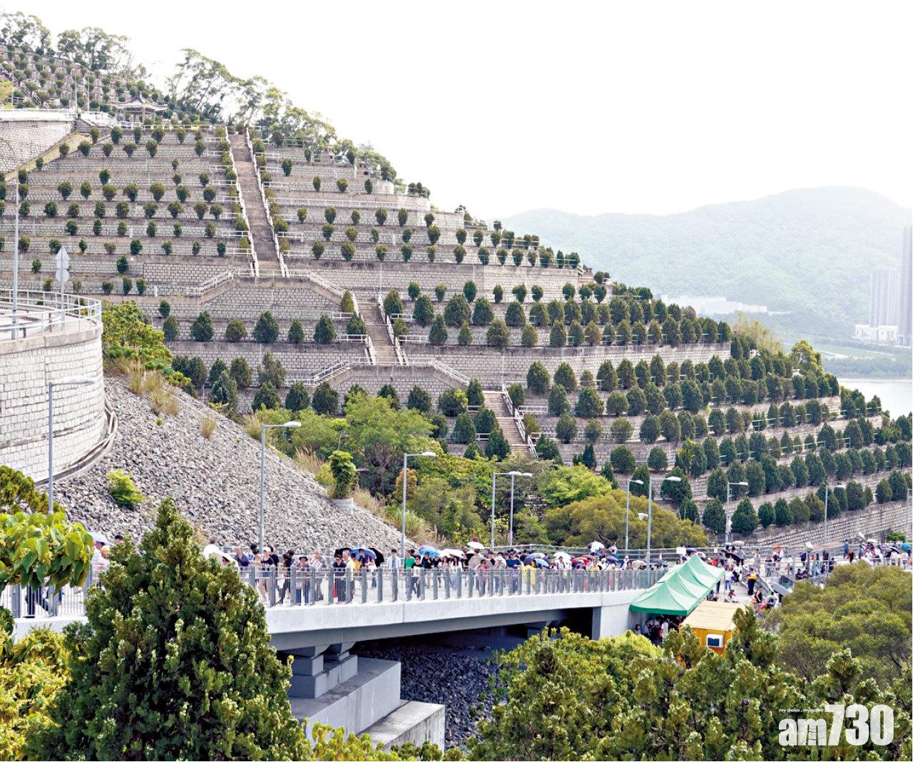 不少孝子賢孫趁清明節假期掃墓。