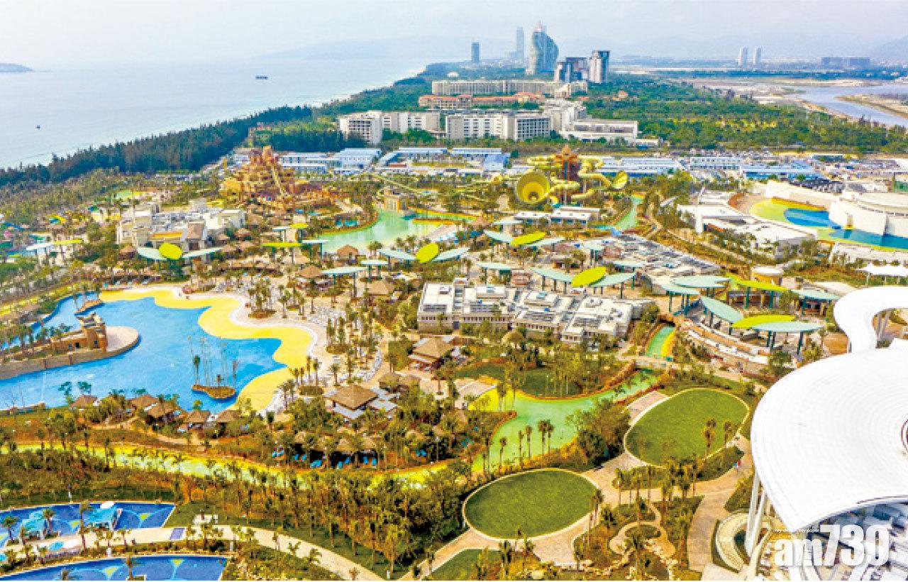 從高層酒店房中望出去,可飽覽整個亞特蘭蒂斯全景以及海棠灣。