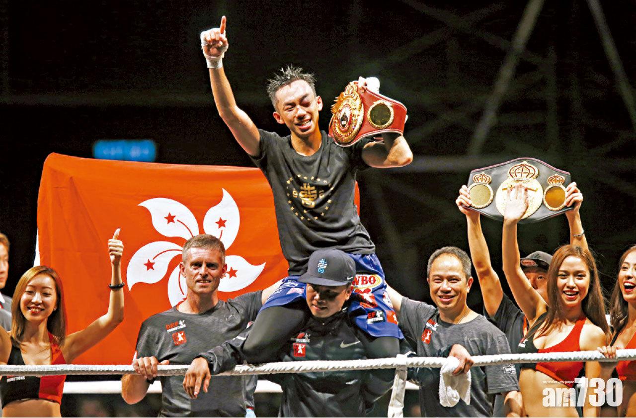 曹星如勝出比賽後,也是傷痕纍纍。(資料圖片)