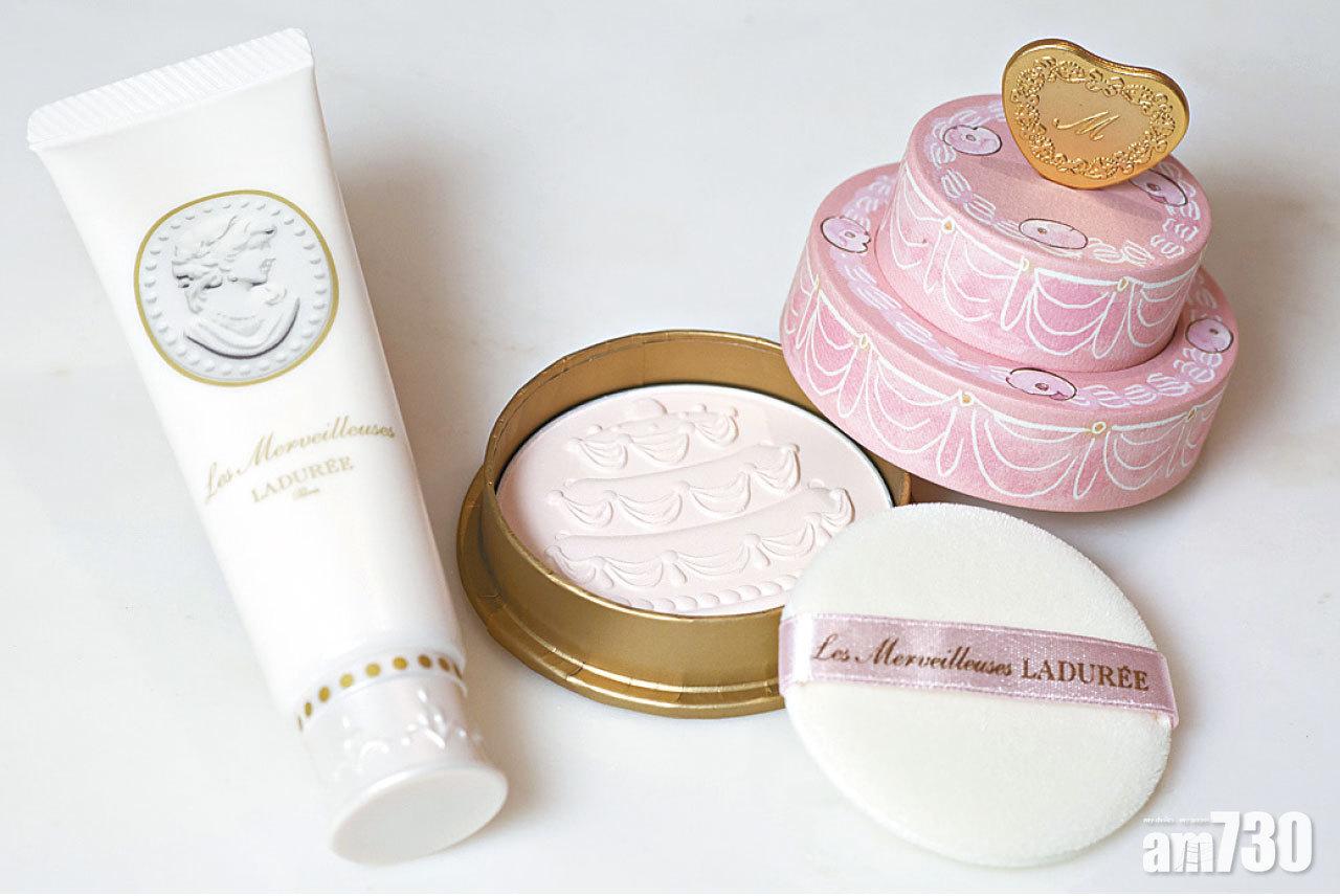 (左) UV防曬精華底霜 $320 (a)
(右)法式蛋糕防曬蜜粉 $500 (a)