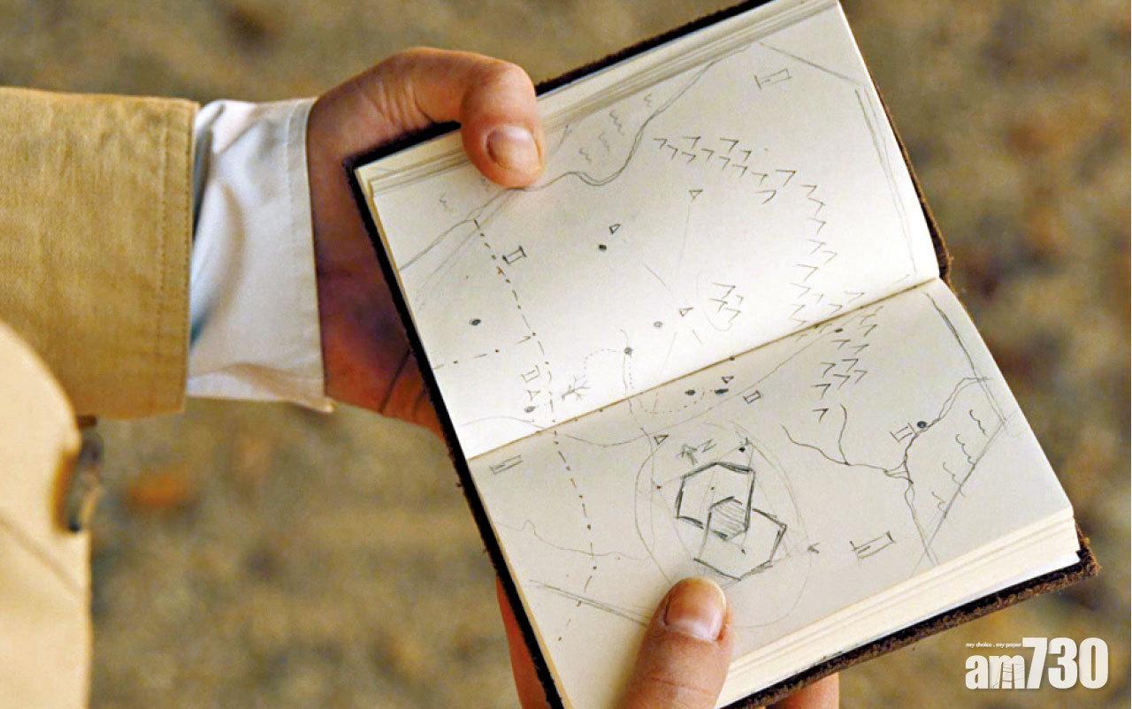 Grace手中筆記簿記下古怪地圖及符號,跟Bernard用來查閱host功能的系統出現過的圖案一樣。