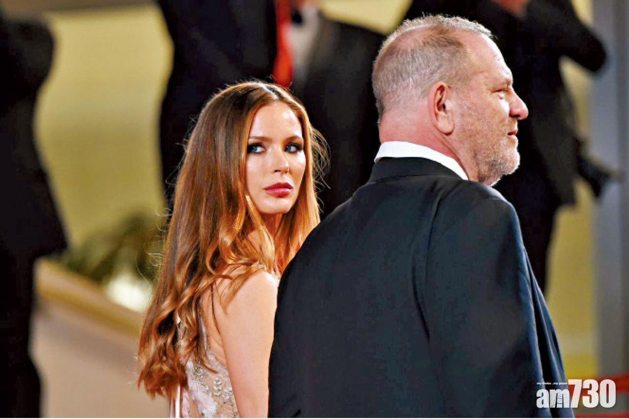 醜聞爆發前的Georgina Chapman及Harvey Weinstein。