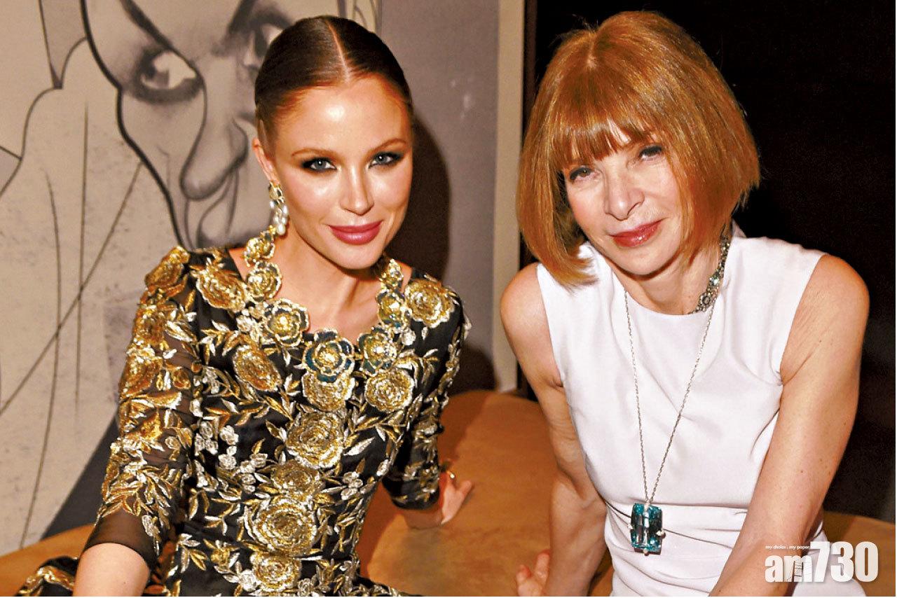Georgina Chapman及Anna Wintour。
