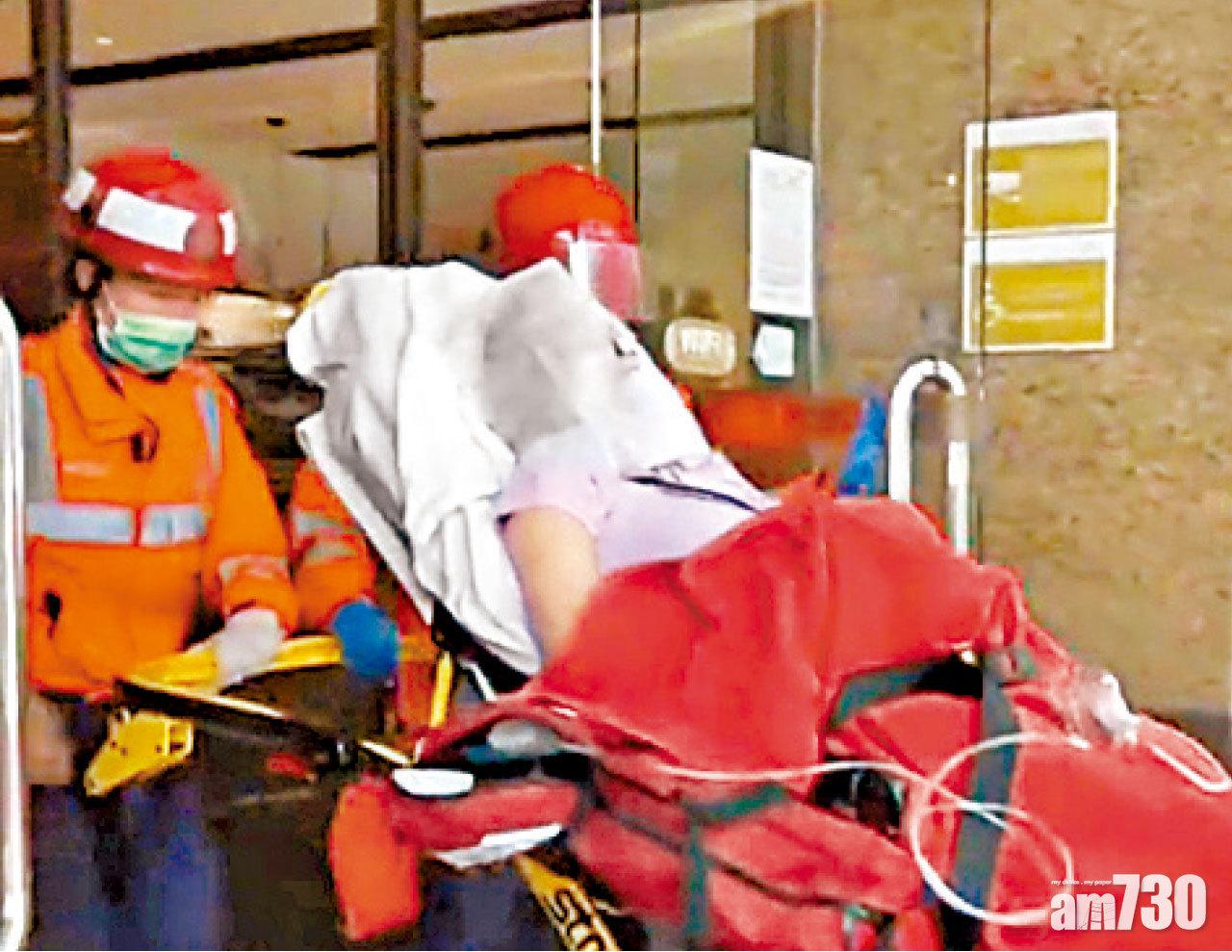 有女傷者面部受傷。