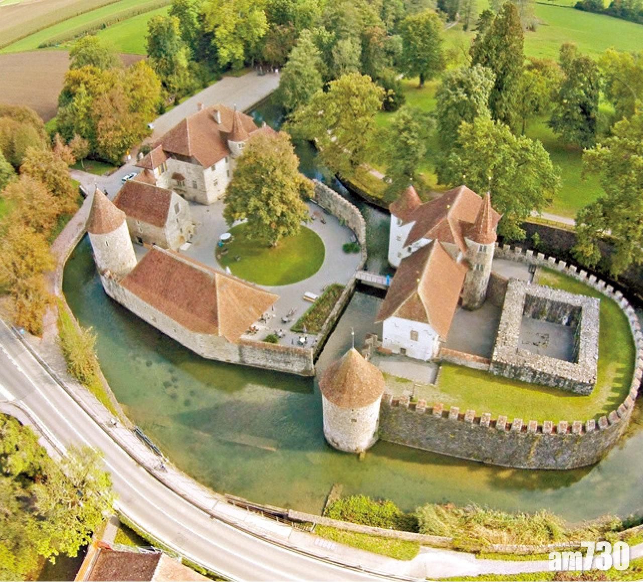 高空攬勝,城堡布局一目了然。