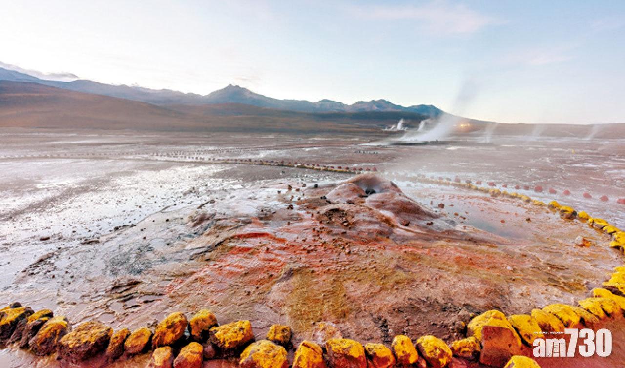 用黃色石頭圍封的地方,風險較低。