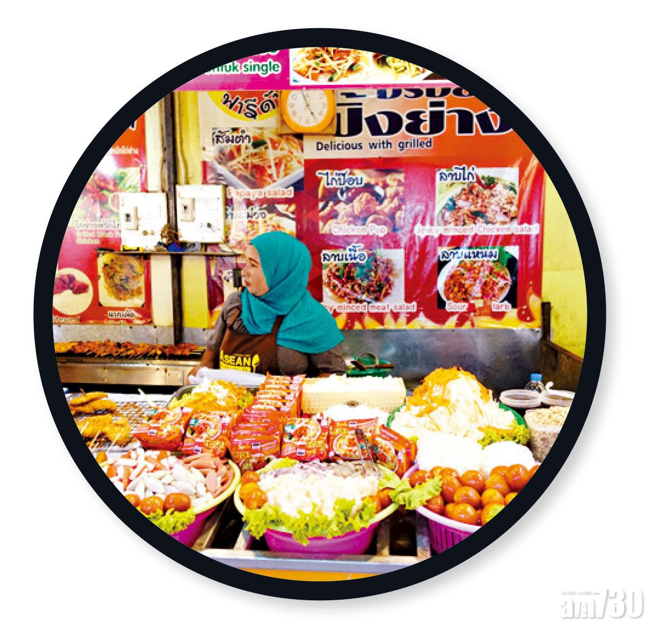 行到肚餓,可以到樓上美食廣場醫肚,食飽再去買過。