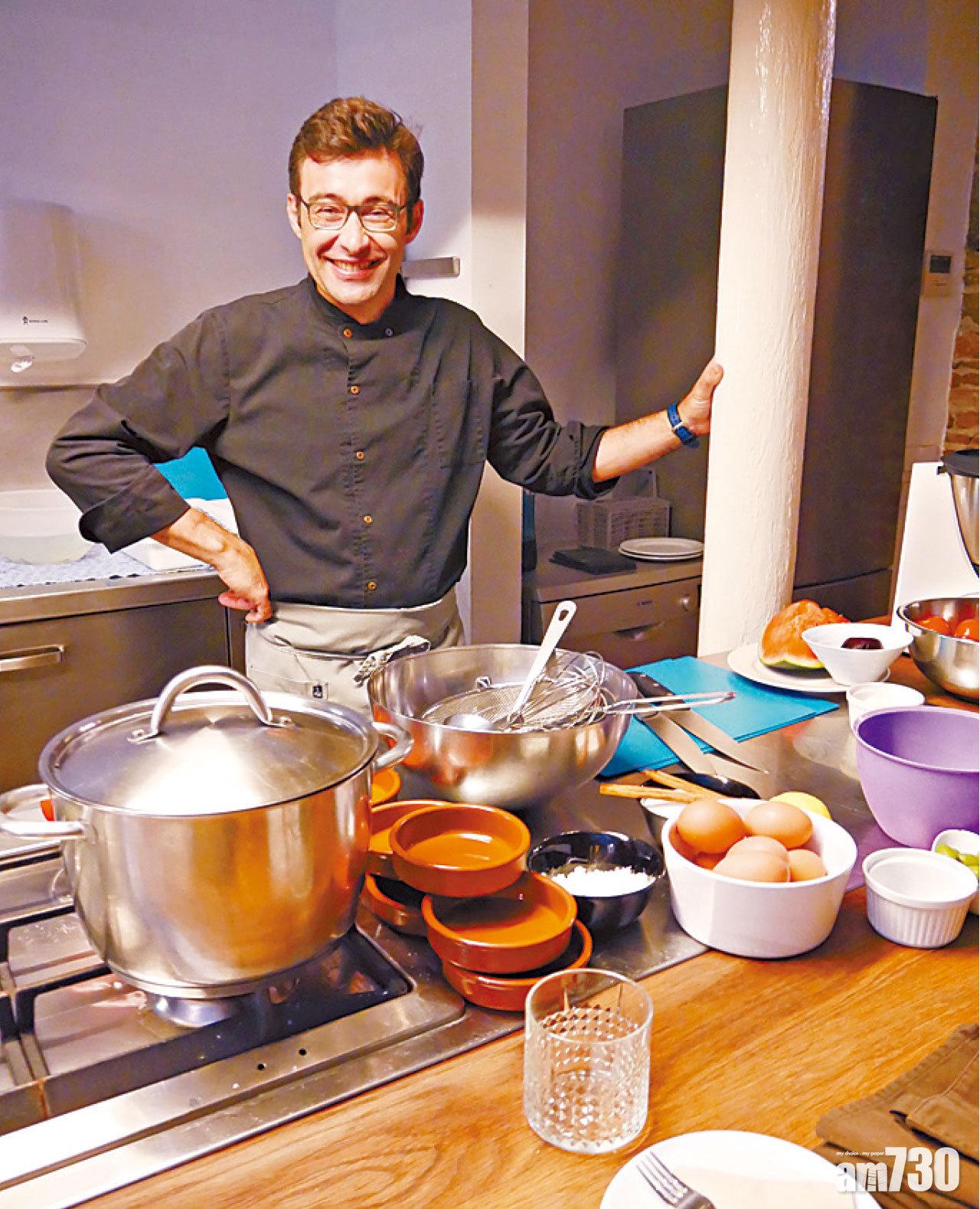 Marco已經在這裡教了4年,最開心是接觸不同國家的旅客,從中了解各國人士的飲食口味。