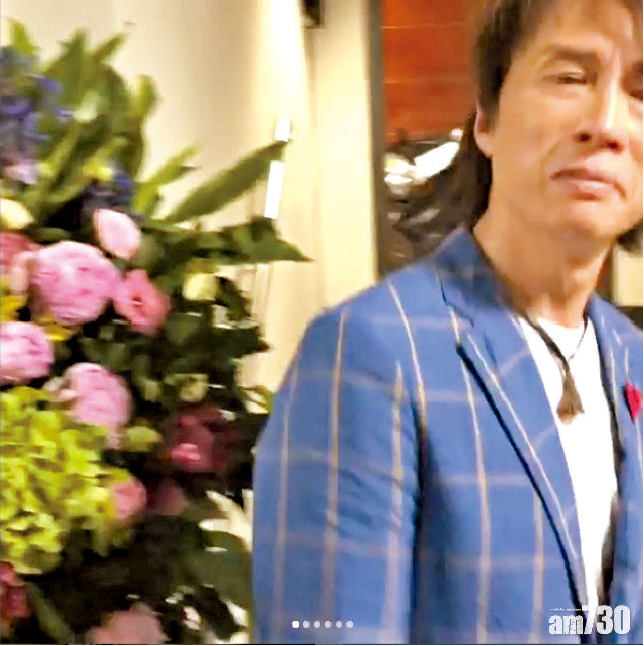 黃子華的眼淚一發不可收拾。