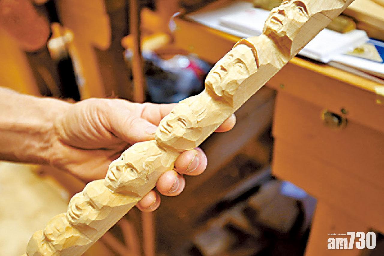 訓練雕刻人物表情的習作。