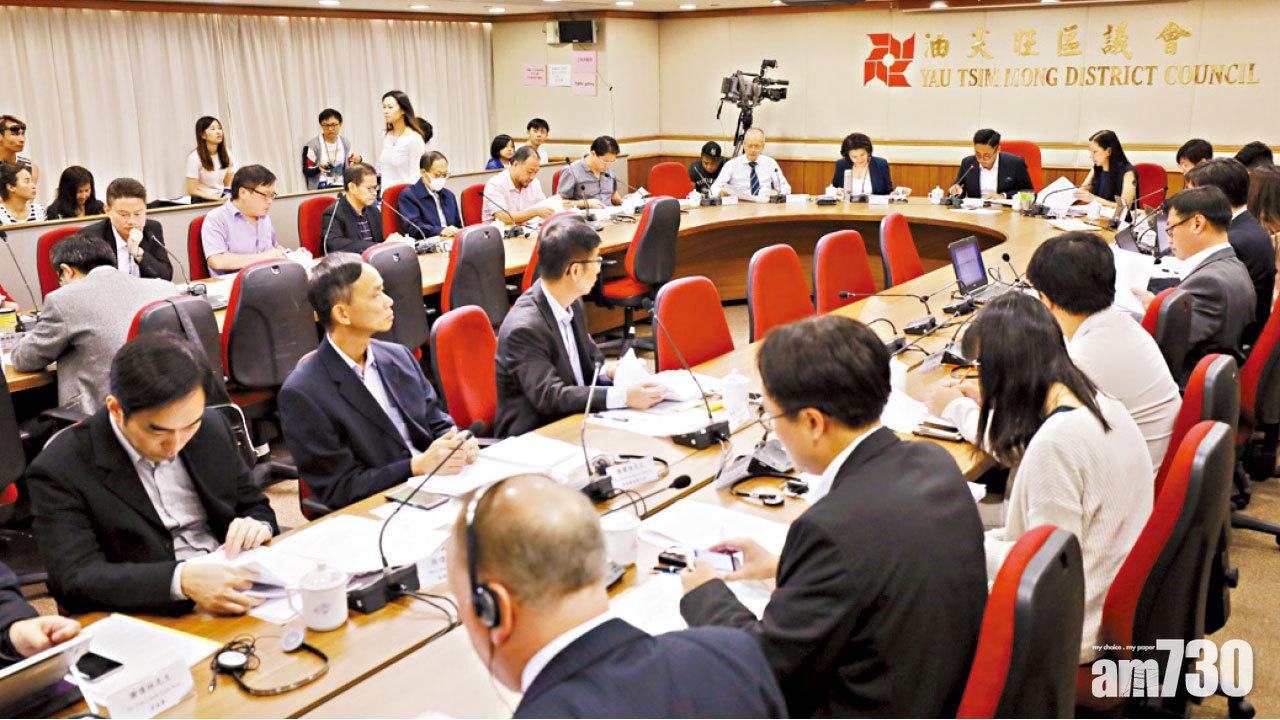 油尖旺區議會昨討論終止旺角行人專用區事宜。(林俊源攝)