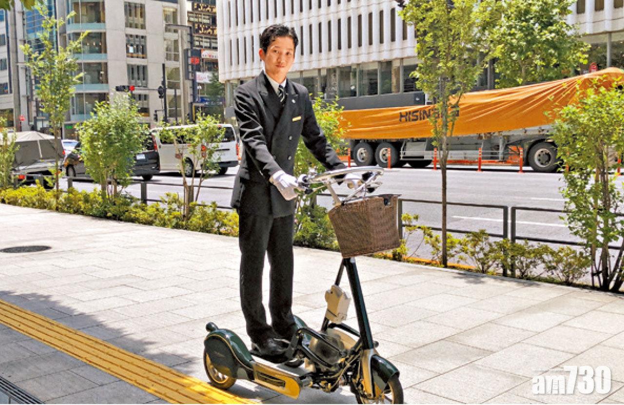 東京半島酒店最新推出三輪車,給住客免費租用。